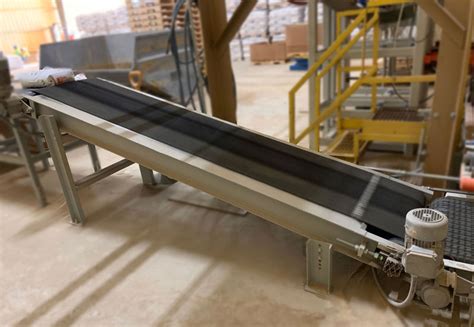 industrial bag handling conveyor.